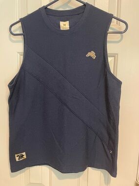 Tracksmith Navy Textured Women's Athletic Tank